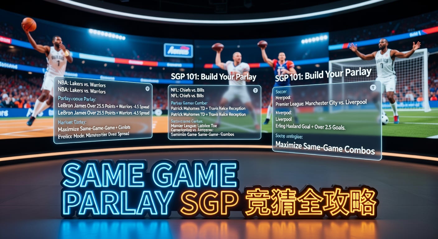 same game parlay SGP 2026年世界杯投注实用策略