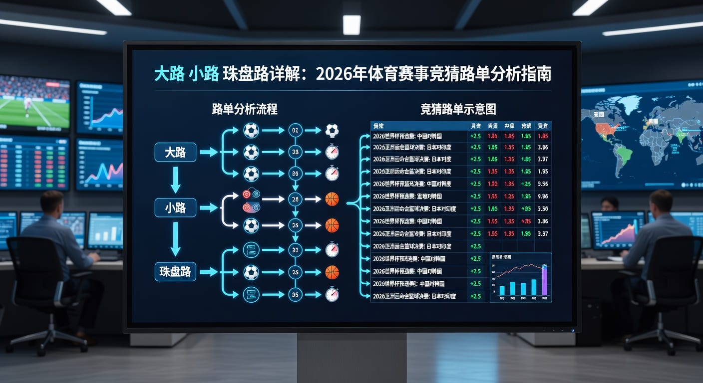 大路 小路 珠盘路 2026世界杯投注技巧