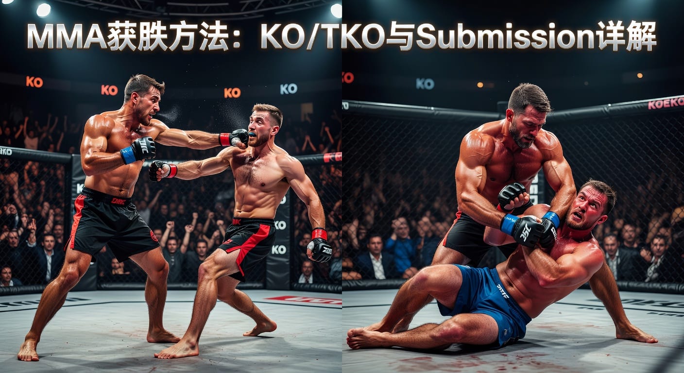 MMA方法：KO/TKO与Submission胜负解析